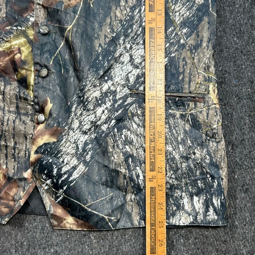Tuxedo Park Vest 2XL‎ Mens Green Camo Formal Real Tree Hunting Wedding 5 Button